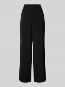 High waist stoffen broek met steekzakken, model 'Nischelle'