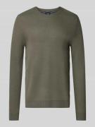 Gebreide pullover met ronde hals, model 'Marioson'