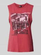 Tanktop met labelprint