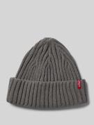 Beanie met labelpatch