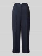 Straight leg pantalon met persplooien