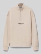 Sweatshirt met ribboorden