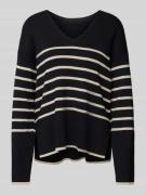 Gebreide pullover met V-hals