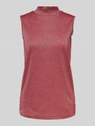 Regular fit top met viscose