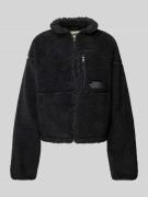 Sherpa jacket met labelstitching, model 'EXTREME PILE'