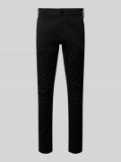 Skinny fit chino met achterzakken