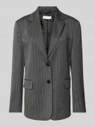 Regular fit lange blazer met viscose