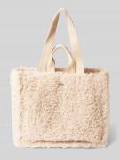 Tote bag met labeldetail, model 'Deva'