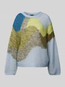 Gebreide pullover met ronde hals, model 'Funch'