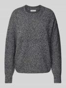 Wollen pullover met ribboorden