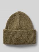 Beanie met brede omslag en effectgaren, model 'PYRON'