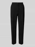 Regular fit stoffen broek met persplooien