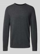 Gebreide pullover met ronde hals