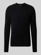 Gebreide pullover met ronde hals