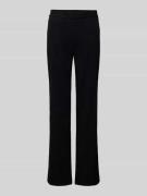 Wide leg corduroy broek met achterzakken, model 'Jenny'