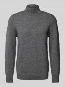 Gebreide pullover met ribboorden