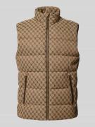 Regular fit bodywarmer met opstaande kraag, model 'KORNEZ'