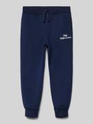 Regular fit sweatpants met steekzakken