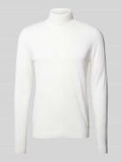 Wollen pullover met col