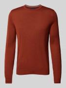 Gebreide pullover met ronde hals