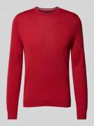 Gebreide pullover met ronde hals