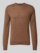 Gebreide pullover met ronde hals