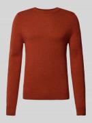 Gebreide pullover met ronde hals