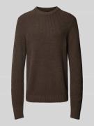 Gebreide pullover met ronde hals