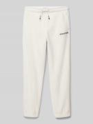 Sweatpants met logostitching, model 'POLAR'