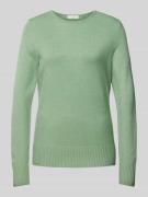 Gebreide pullover met ribboorden, model 'Aliv'