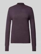 Gebreide pullover met ribboorden, model 'Aliv'