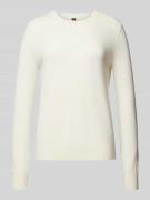 Gebreide pullover met ronde hals