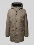 Regular fit parka met capuchon