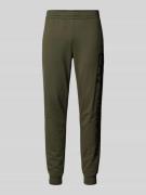 Regular fit sweatpants met elastische band