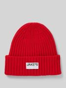 Beanie met labelpatch