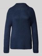 Gebreide pullover met effectgaren