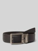 Leren riem met labeldetail, model 'Yale'