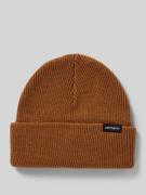 Beanie met labeldetail, model 'GORDAN'