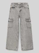 Baggy fit jeans met cargozakken