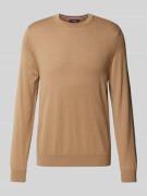 Gebreide pullover met ronde hals