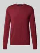 Gebreide pullover met ronde hals