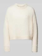 Gebreide pullover met ronde hals