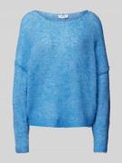 Gebreide pullover met boothals, model 'YANBAY'