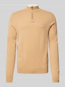 Gebreide pullover met opstaande kraag, model 'Emarlo'