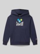 Hoodie met labelprint