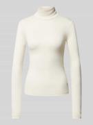 Shirt met lange mouwen en turtleneck, model 'ANITA'