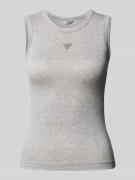 Tanktop met siersteentjes, model 'ANITA'