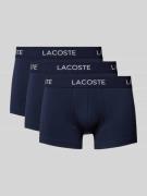 Boxershort met band met label in een set van 3 stuks