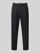 Relaxed fit broek van een zachte wolmix, model 'BELSBO'