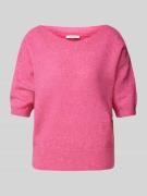 Gebreide pullover met 1/2-mouwen, model 'Pusity'